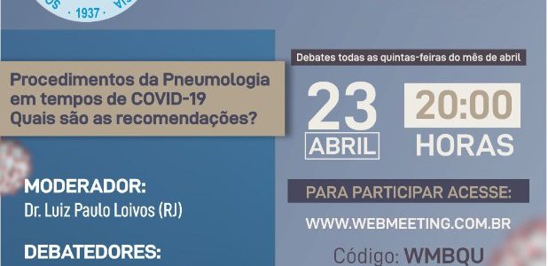 COVID 19 – DEBATES INTERATIVOS